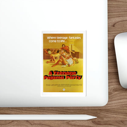 A TEENAGE PAJAMA PARTY 1977 Movie Poster STICKER Vinyl Die-Cut Decal-The Sticker Space