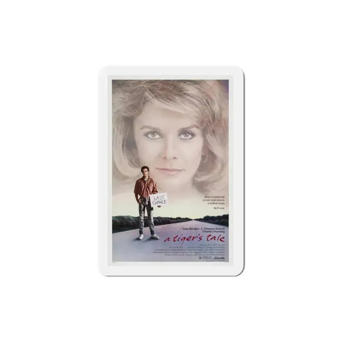 A Tiger's Tale 1988 Movie Poster Refrigerator Magnet 3 Inch - The Sticker Space