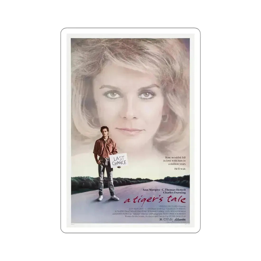 A Tiger's Tale 1988 Movie Poster STICKER Vinyl Die-Cut Decal 5 Inch - The Sticker Space