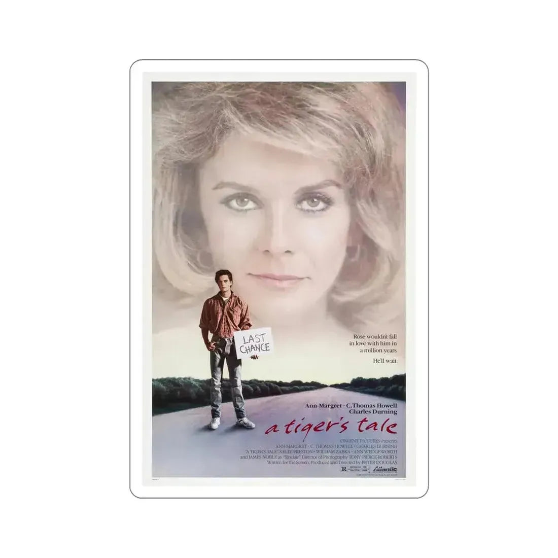 A Tiger's Tale 1988 Movie Poster STICKER Vinyl Die-Cut Decal 6 Inch - The Sticker Space