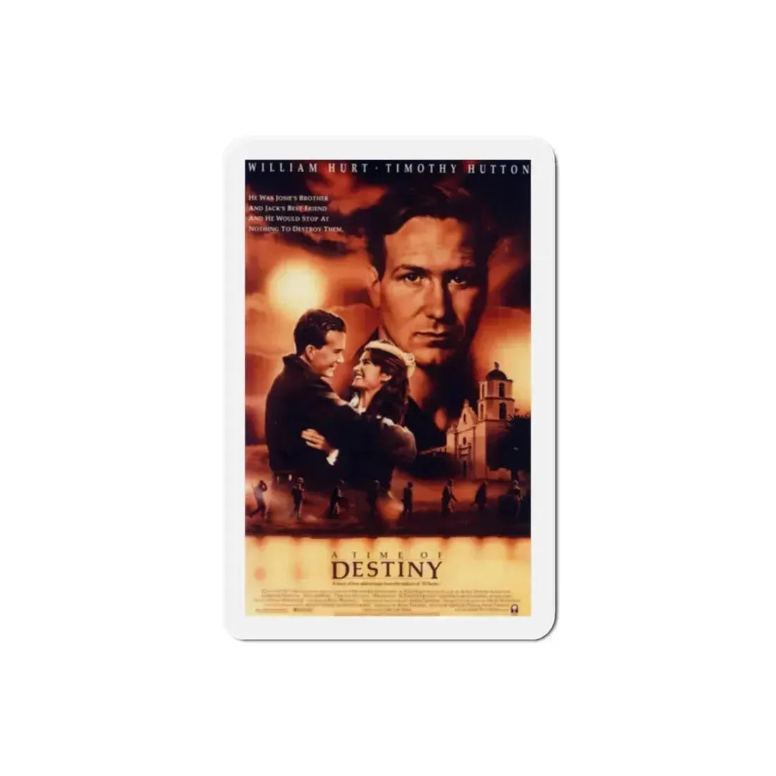 A Time of Destiny 1988 Movie Poster Refrigerator Magnet 2 Inch - The Sticker Space