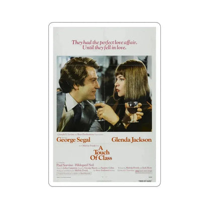 A Touch of Class 1973 2 Movie Poster STICKER Vinyl Die-Cut Decal - The Sticker Space