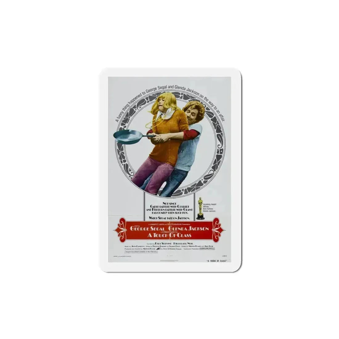 A Touch of Class 1973 Movie Poster Refrigerator Magnet 4 Inch - The Sticker Space