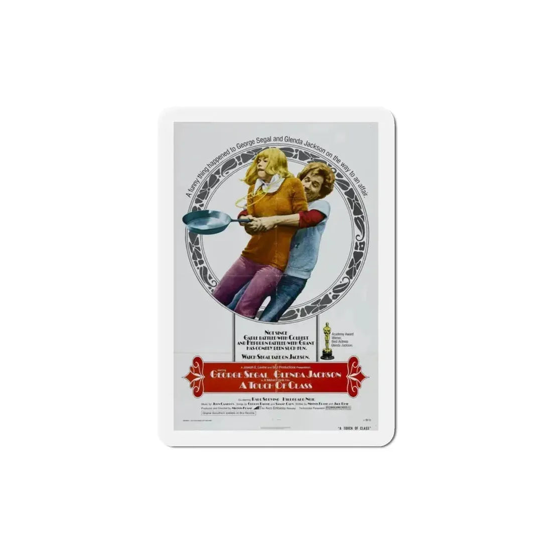 A Touch of Class 1973 Movie Poster Refrigerator Magnet - The Sticker Space