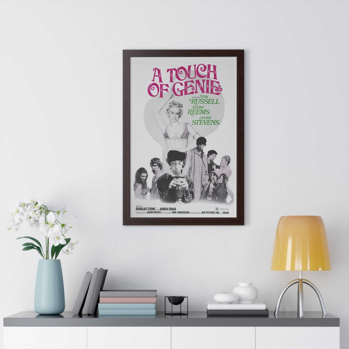 A TOUCH OF GENIE 1974 - Framed Movie Poster-The Sticker Space