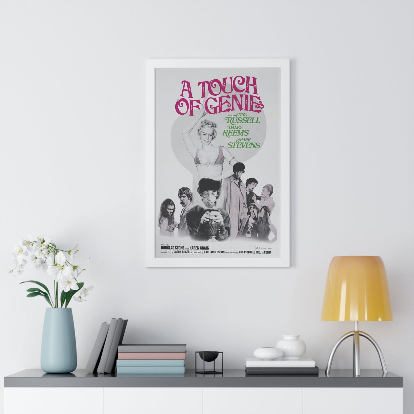 A TOUCH OF GENIE 1974 - Framed Movie Poster-The Sticker Space