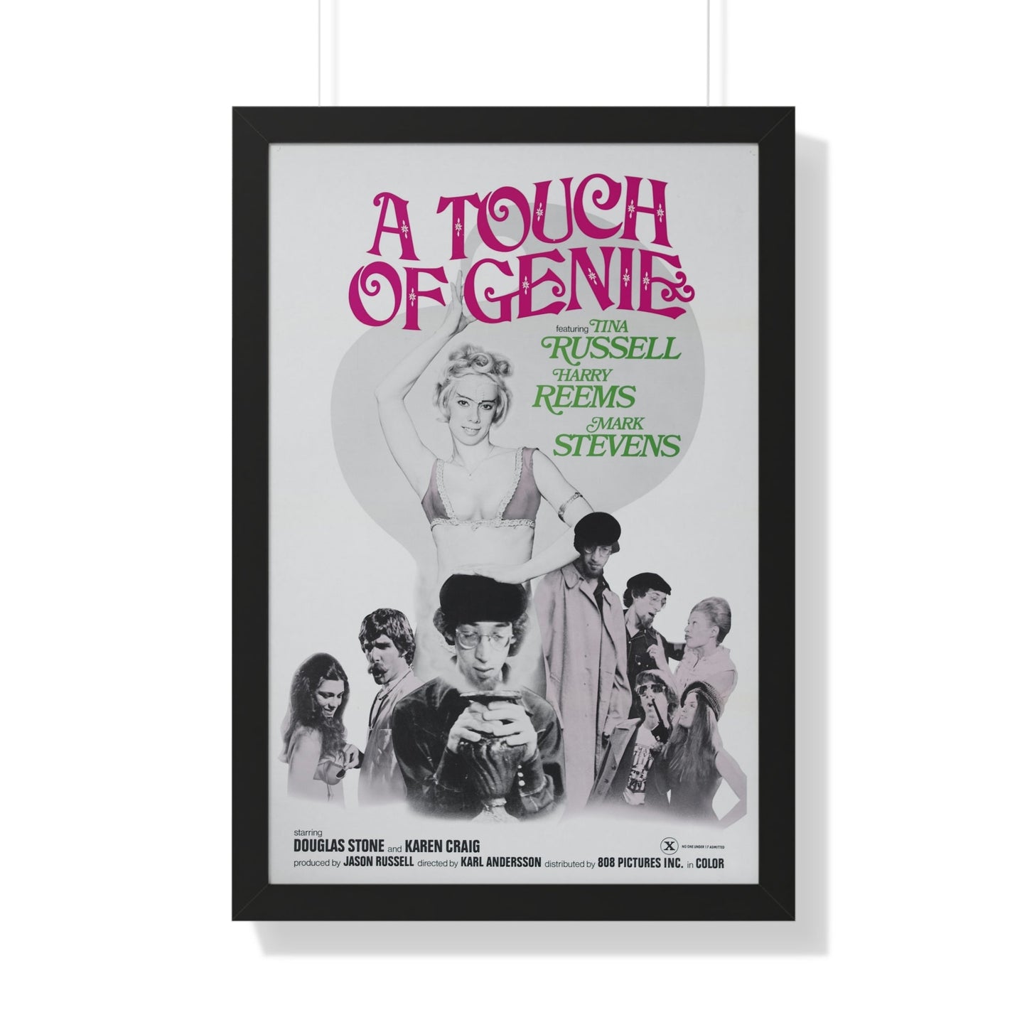 A TOUCH OF GENIE 1974 - Framed Movie Poster-20" x 30"-The Sticker Space