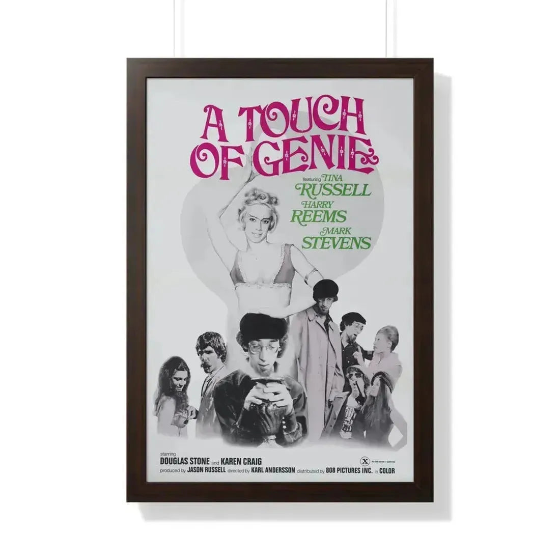 A TOUCH OF GENIE 1974 - Framed Movie Poster - The Sticker Space