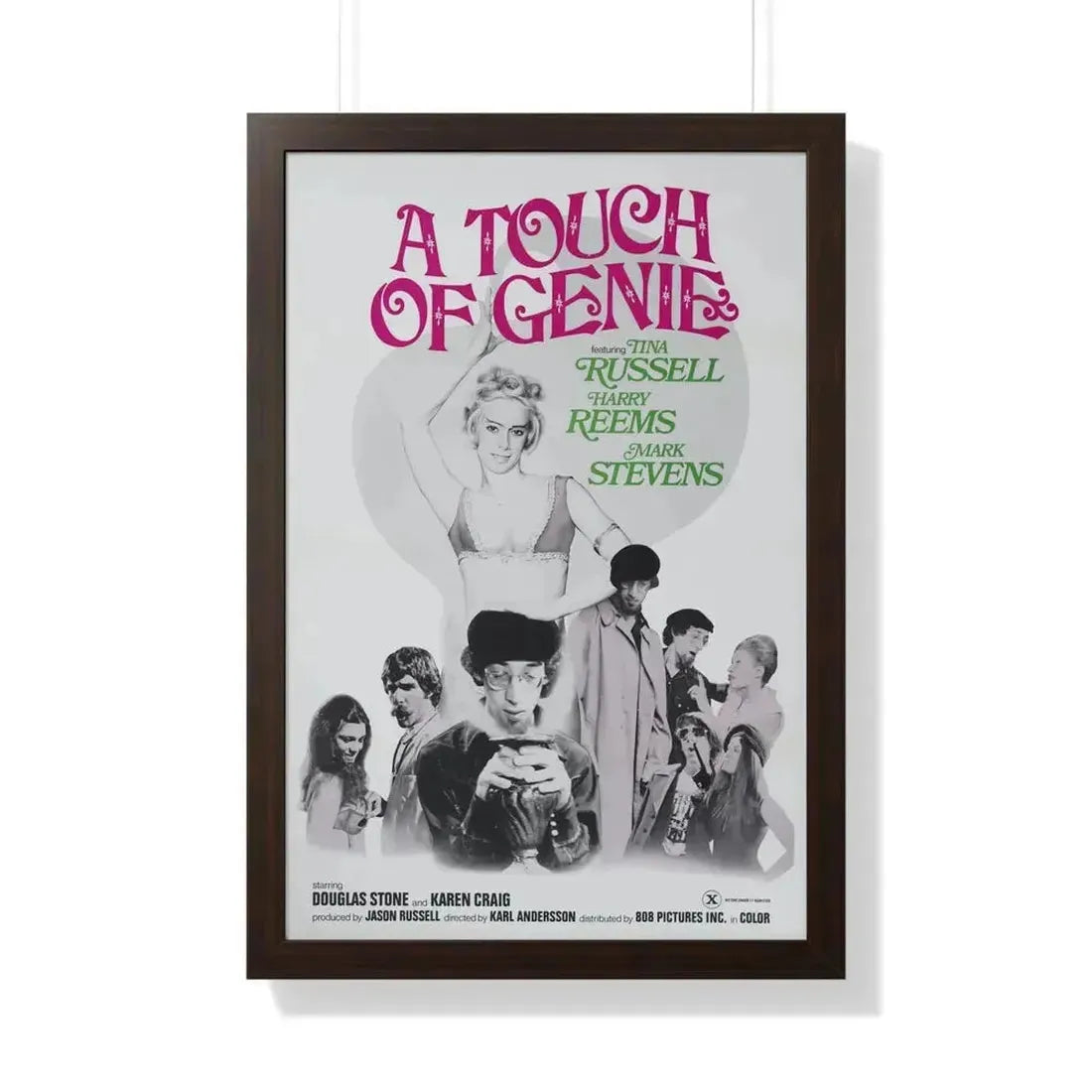 A TOUCH OF GENIE 1974 - Framed Movie Poster - The Sticker Space