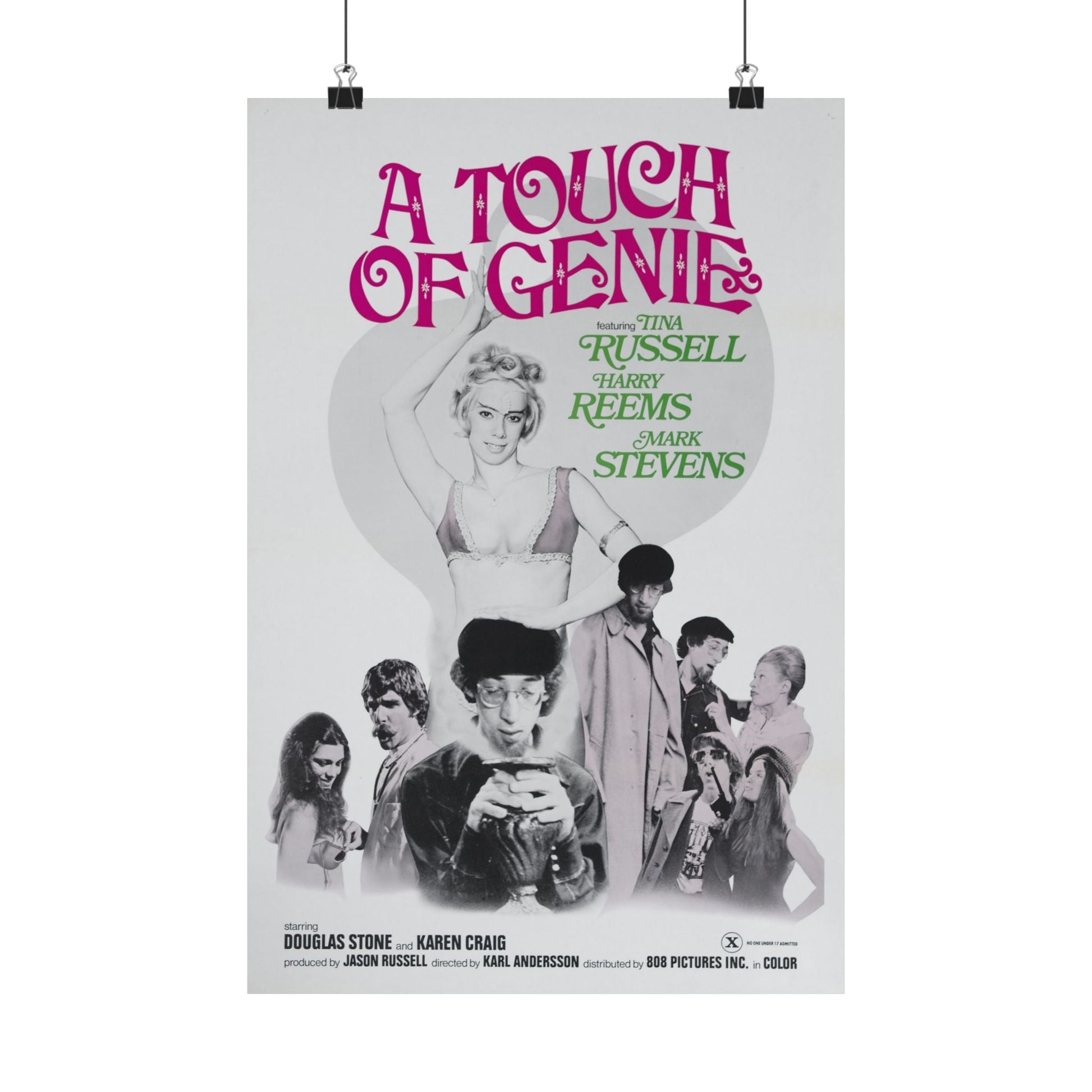 A TOUCH OF GENIE 1974 - Paper Movie Poster-12″ x 18″-The Sticker Space