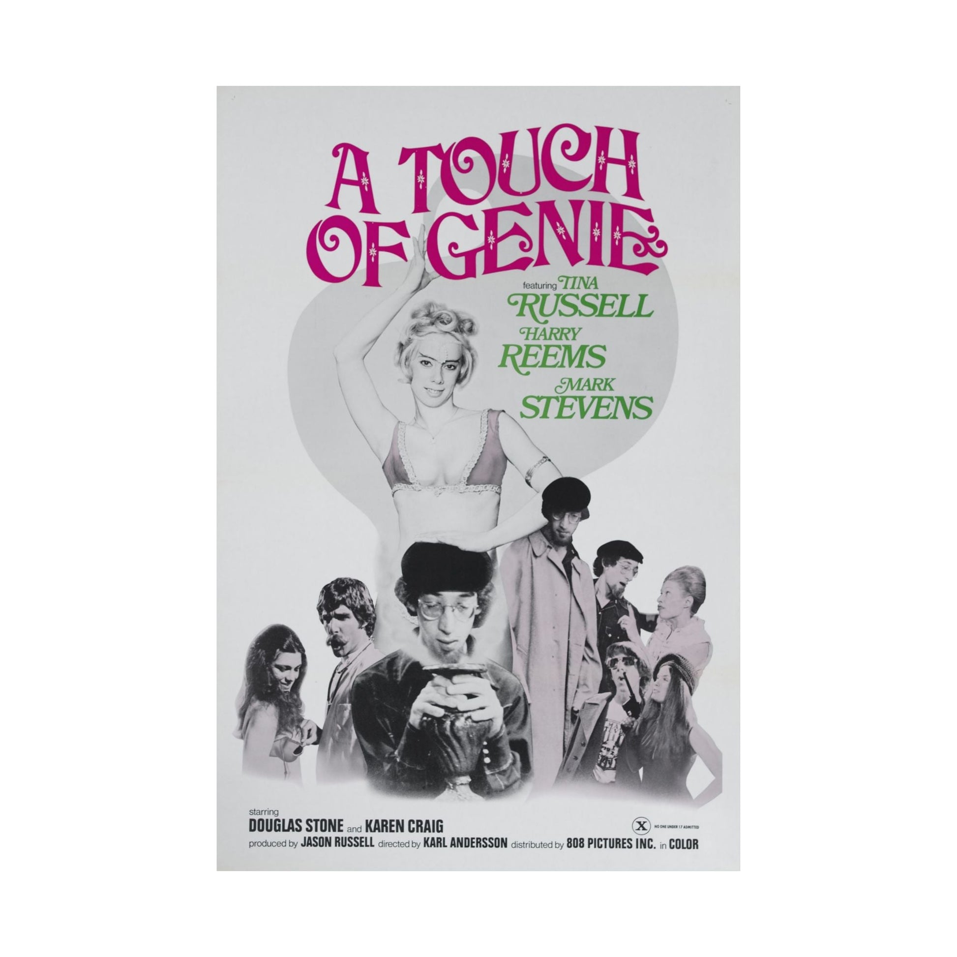 A TOUCH OF GENIE 1974 - Paper Movie Poster-The Sticker Space