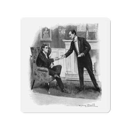 A Tribute Of Souls by Robert Hichens and Lord F Hamilton (2), The Pall Mall Magazine, 1897 (Magazine Illustration) Refrigerator Magnet-2" x 2"-The Sticker Space