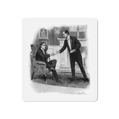 A Tribute Of Souls by Robert Hichens and Lord F Hamilton (2), The Pall Mall Magazine, 1897 (Magazine Illustration) Refrigerator Magnet-5" x 5"-The Sticker Space