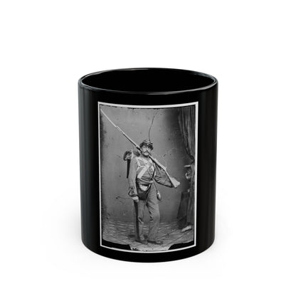 A Union Volunteer (U.S. Civil War) Black Coffee Mug-11oz-The Sticker Space