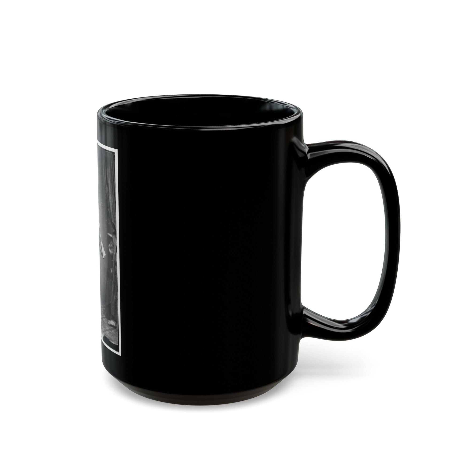 A Union Volunteer (U.S. Civil War) Black Coffee Mug-The Sticker Space