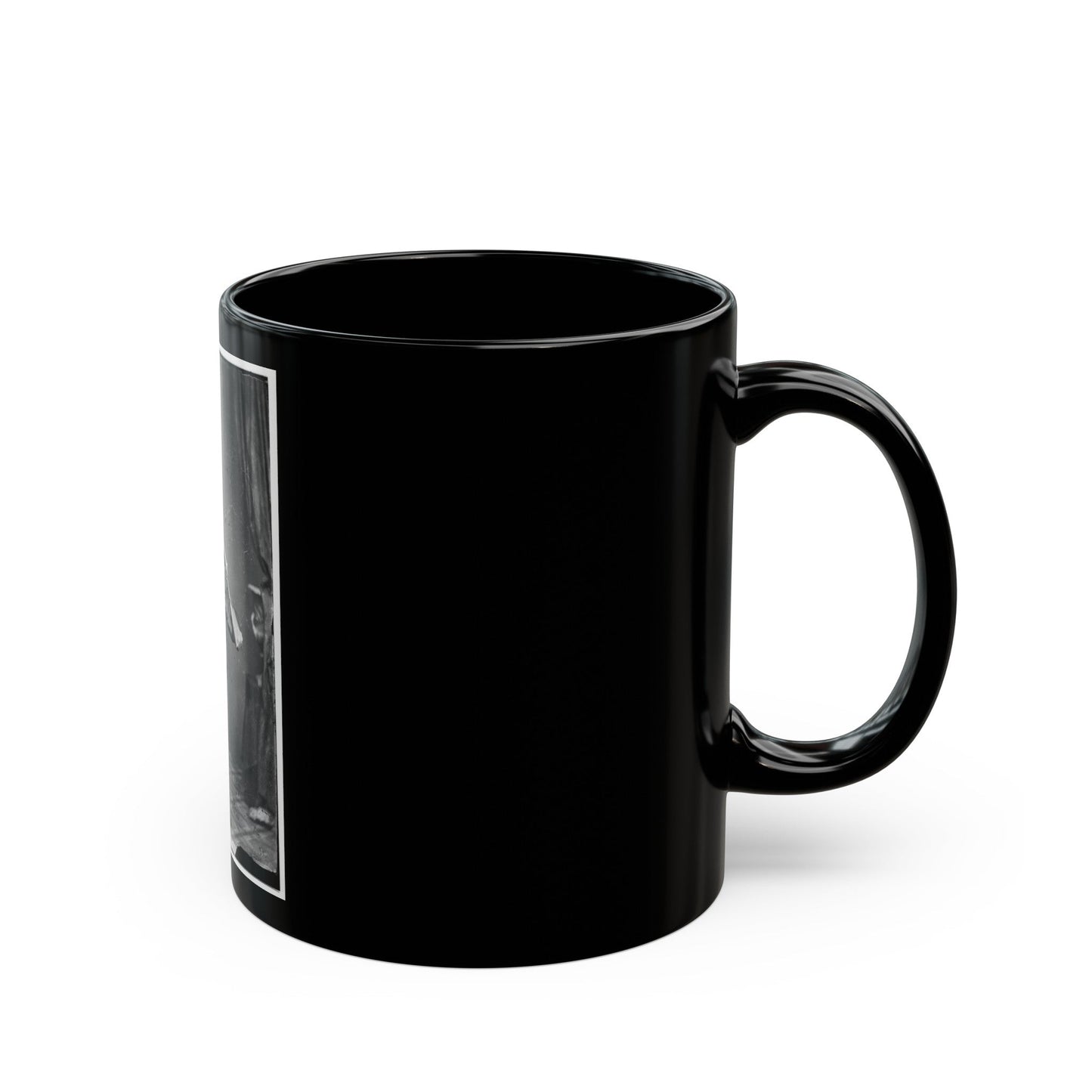 A Union Volunteer (U.S. Civil War) Black Coffee Mug-The Sticker Space