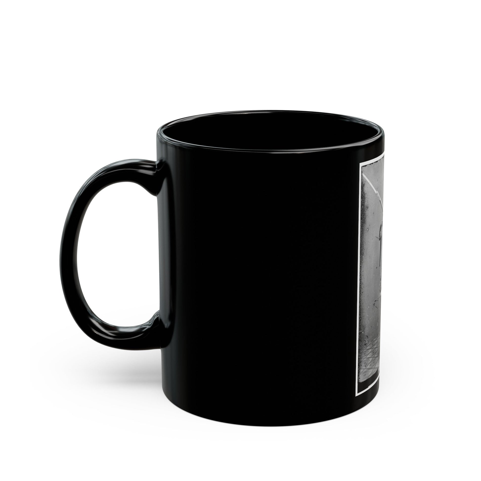 A Union Volunteer (U.S. Civil War) Black Coffee Mug-The Sticker Space