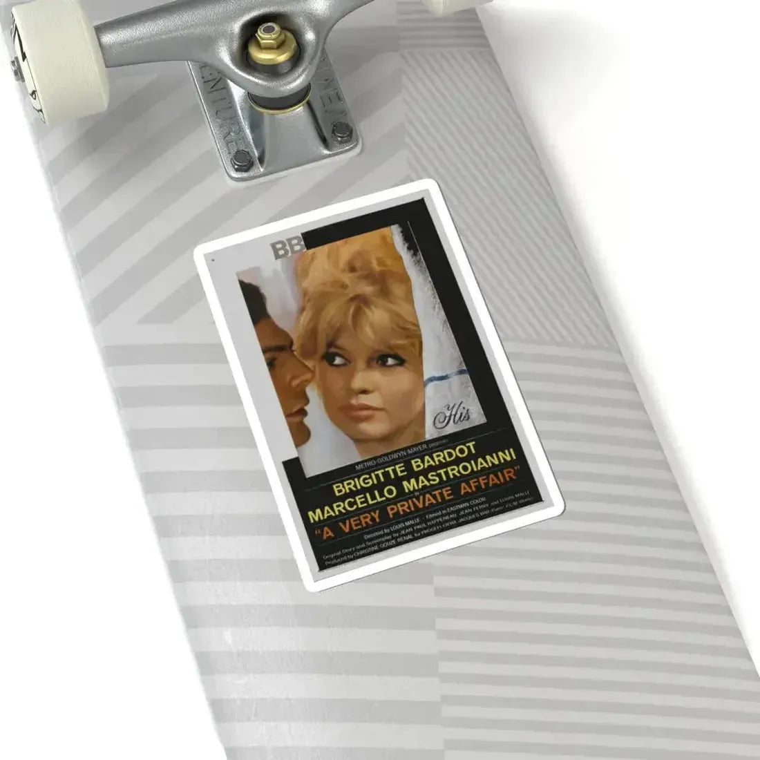 A Very Private Affair 1962 Movie Poster - STICKER Vinyl Kiss-Cut Decal - The Sticker Space