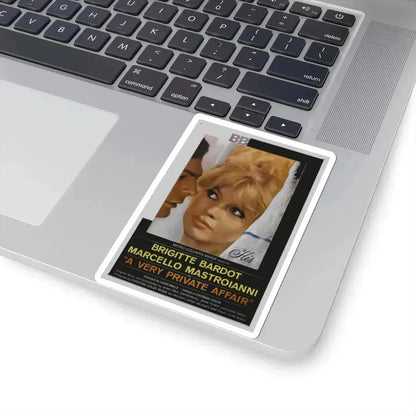 A Very Private Affair 1962 Movie Poster - STICKER Vinyl Kiss-Cut Decal - The Sticker Space