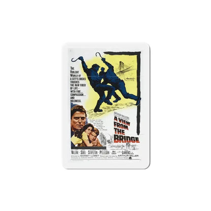 A View From the Bridge 1962 Movie Poster Refrigerator Magnet 6 Inch - The Sticker Space