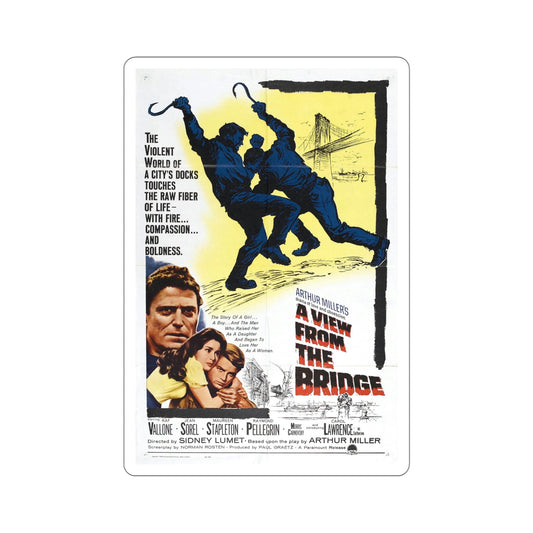 A View From the Bridge 1962 Movie Poster STICKER Vinyl Die-Cut Decal-6 Inch-The Sticker Space