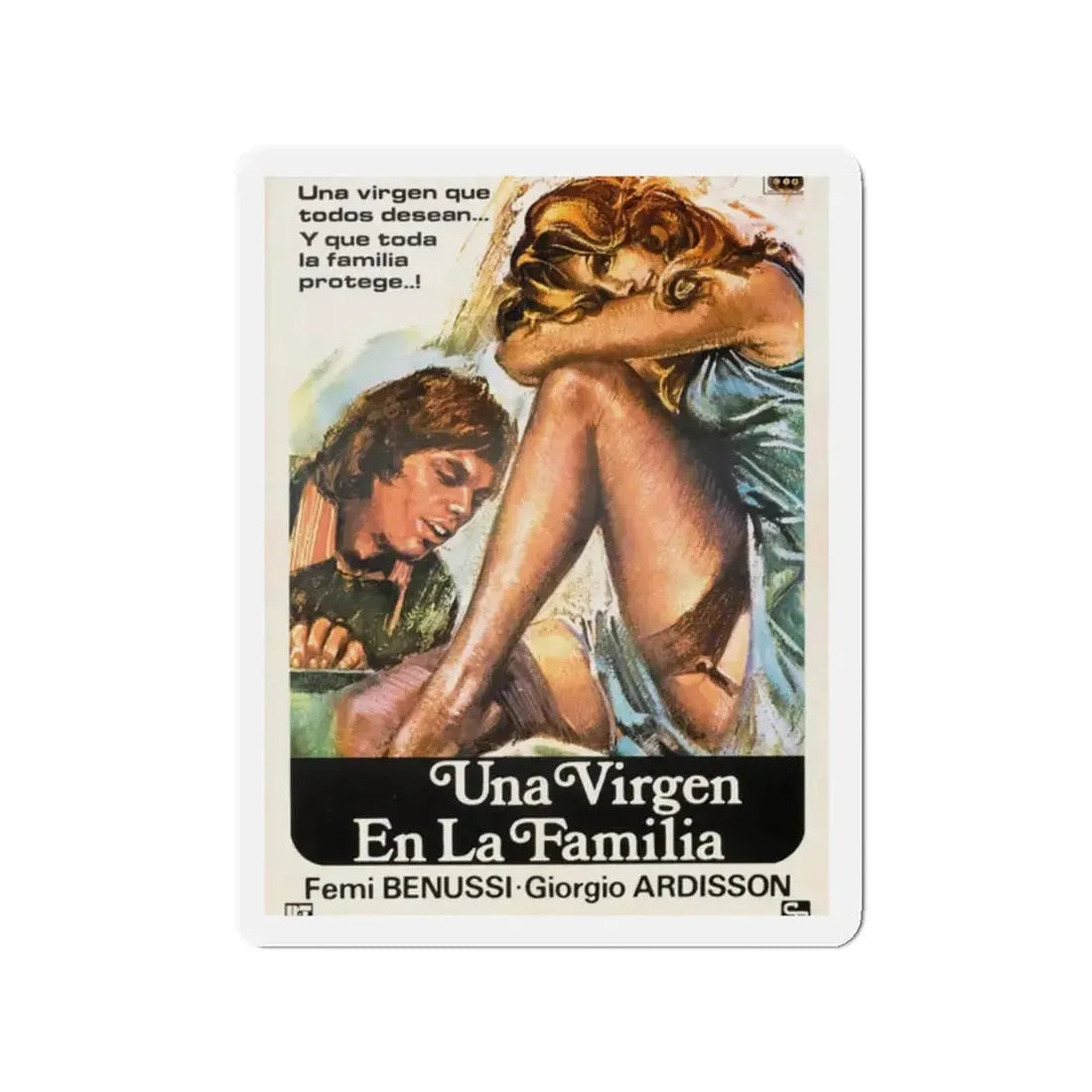 A VIRGIN IN THE FAMILY 1975 Movie Poster - Refrigerator Magnet - The Sticker Space