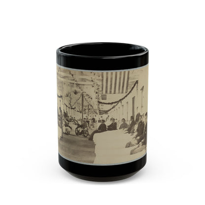 A Ward In Armory Square Hospital, Washington, D.C. (U.S. Civil War) Black Coffee Mug