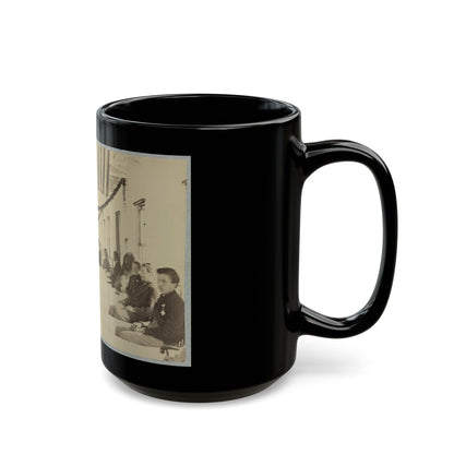 A Ward In Armory Square Hospital, Washington, D.C. (U.S. Civil War) Black Coffee Mug