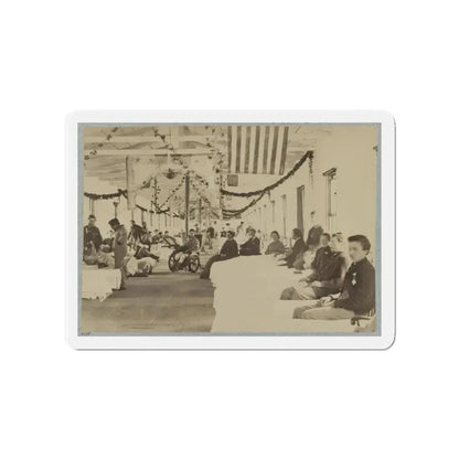 A Ward In Armory Square Hospital, Washington, D.C. (U.S. Civil War) Refrigerator Magnet - The Sticker Space