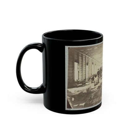 A Ward In Hospital At Convalescent Camp Near Alexandria, Va. (U.S. Civil War) Black Coffee Mug