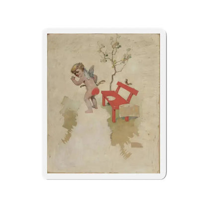 A Warm Heart, LIFE magazine cover, September 25, 1913 (Magazine Illustration) Refrigerator Magnet - The Sticker Space