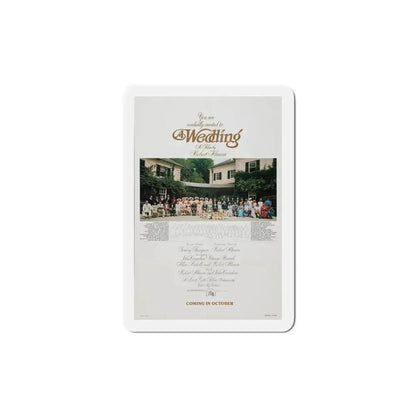 A Wedding 1978 Movie Poster Refrigerator Magnet 5 Inch - The Sticker Space