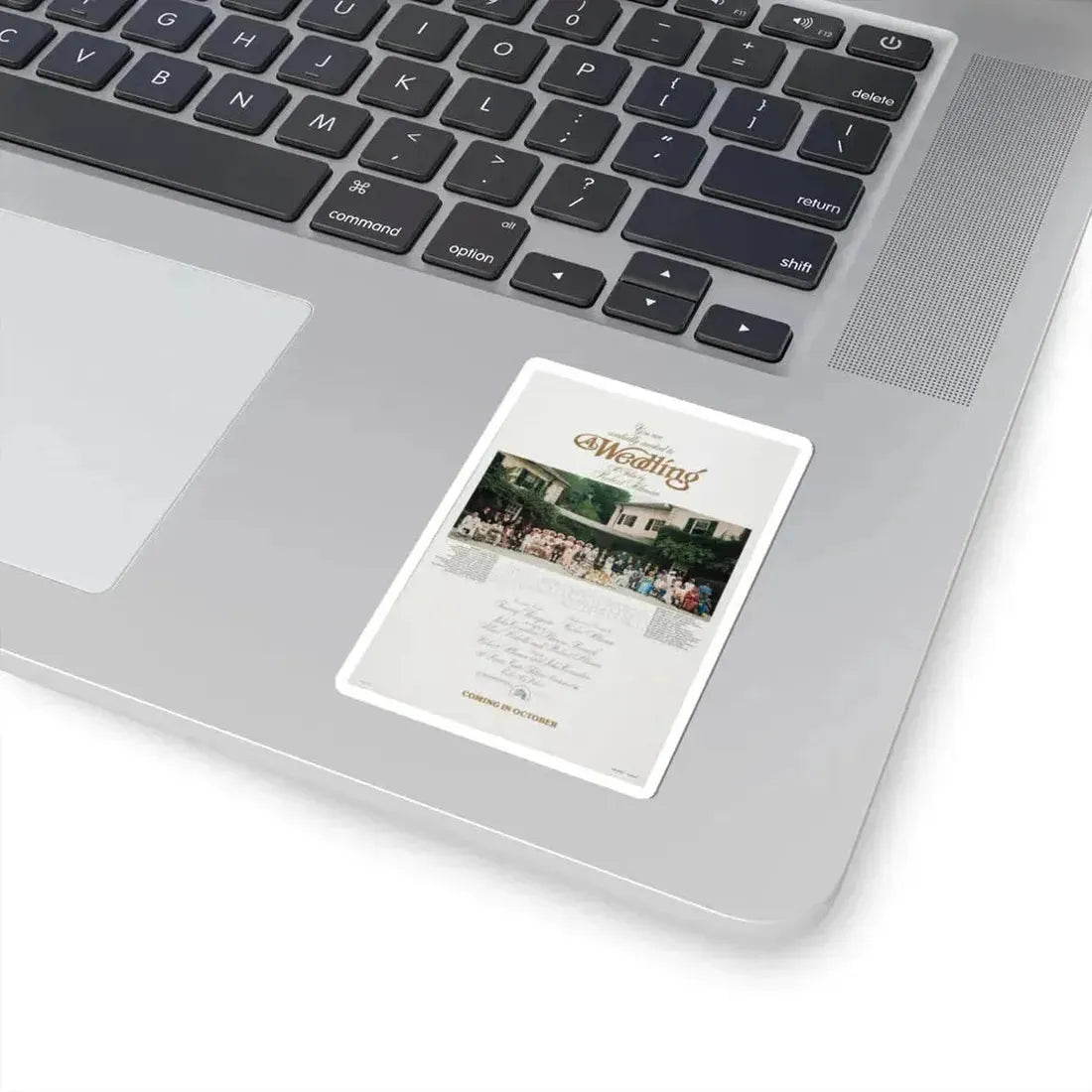 A Wedding 1978 Movie Poster - STICKER Vinyl Kiss-Cut Decal - The Sticker Space