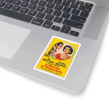 A Woman of Distinction 1950 Movie Poster - STICKER Vinyl Kiss-Cut Decal - The Sticker Space