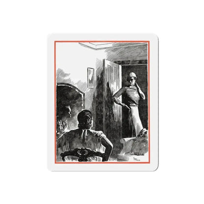 A Woman of Washington, Redbook, December 1934 (Magazine Illustration) Refrigerator Magnet 5 Inch Die-Cut - The Sticker Space