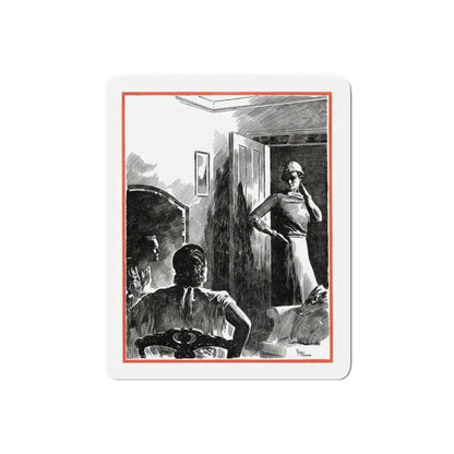 A Woman of Washington, Redbook, December 1934 (Magazine Illustration) Refrigerator Magnet 6 Inch Die-Cut - The Sticker Space