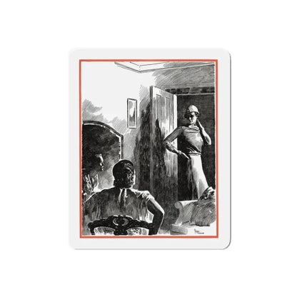 A Woman of Washington, Redbook, December 1934 (Magazine Illustration) Refrigerator Magnet - The Sticker Space