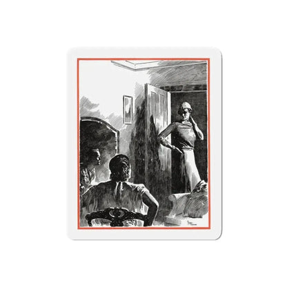 A Woman of Washington, Redbook, December 1934 (Magazine Illustration) Refrigerator Magnet - The Sticker Space