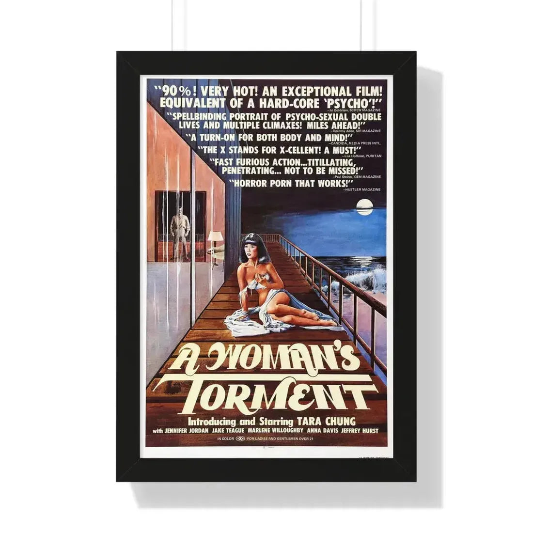 A WOMAN'S TORMENT 1977 - Framed Movie Poster - The Sticker Space