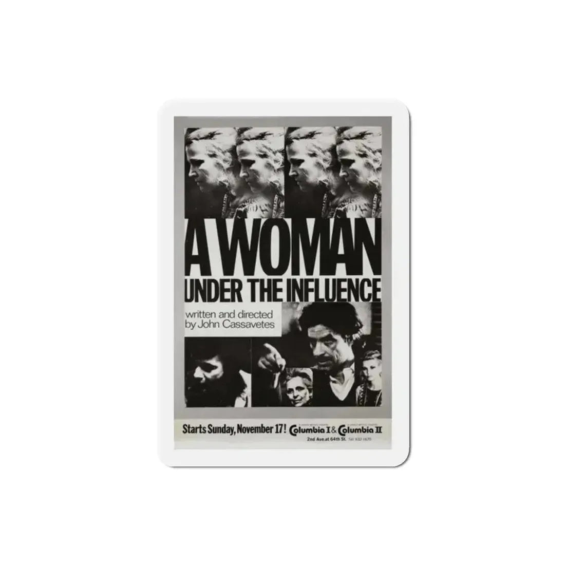 A Woman Under the Influence 1974 Movie Poster Refrigerator Magnet - The Sticker Space