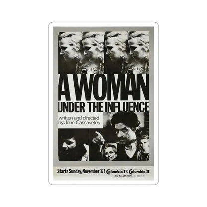 A Woman Under the Influence 1974 Movie Poster STICKER Vinyl Die-Cut Decal 3 Inch - The Sticker Space