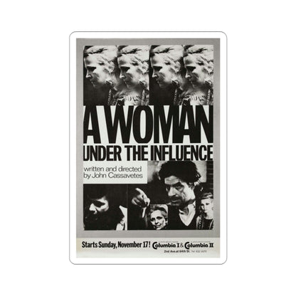 A Woman Under the Influence 1974 Movie Poster STICKER Vinyl Die-Cut Decal-3 Inch-The Sticker Space