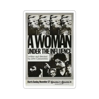 A Woman Under the Influence 1974 Movie Poster STICKER Vinyl Die-Cut Decal 4 Inch - The Sticker Space