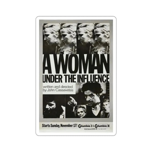 A Woman Under the Influence 1974 Movie Poster STICKER Vinyl Die-Cut Decal 6 Inch - The Sticker Space