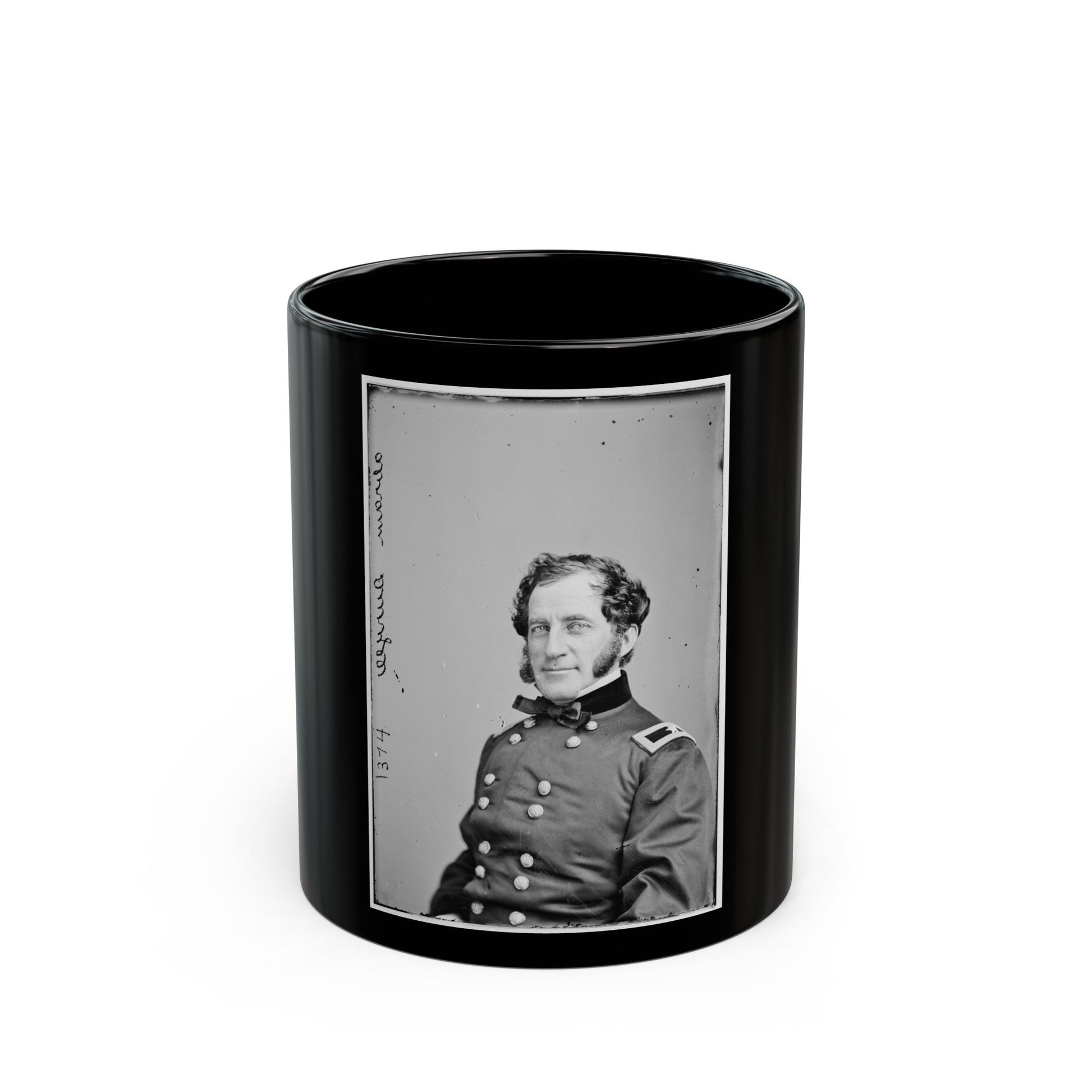 A. Duryee Of N.Y. (U.S. Civil War) Black Coffee Mug-11oz-The Sticker Space