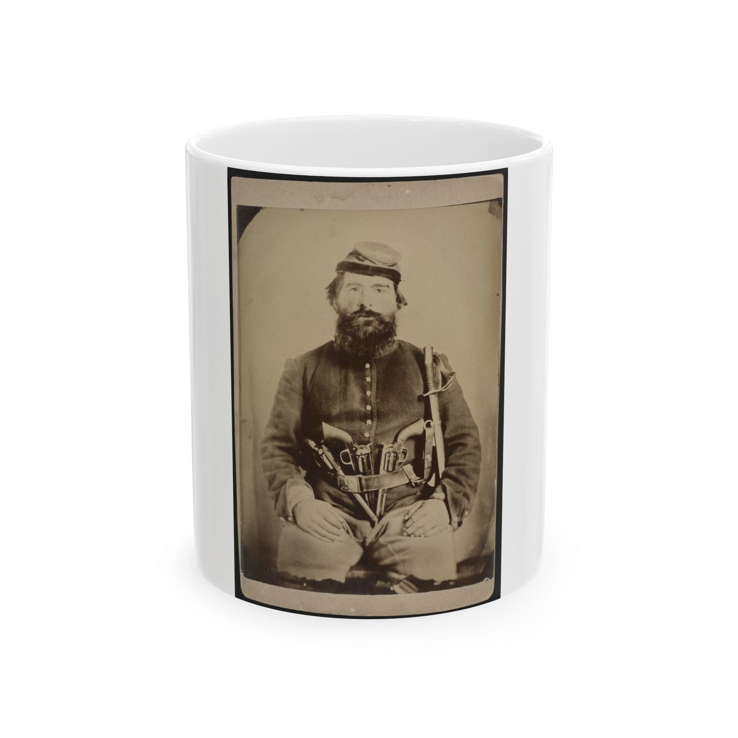 A. J. Blue, Urbana, Rfd #4, Ohio (U.S. Civil War) White Coffee Mug