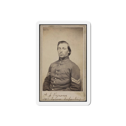 A. J. Byram, 10th Iowa Infantry (U.S. Civil War) Refrigerator Magnet-6 Inch-The Sticker Space