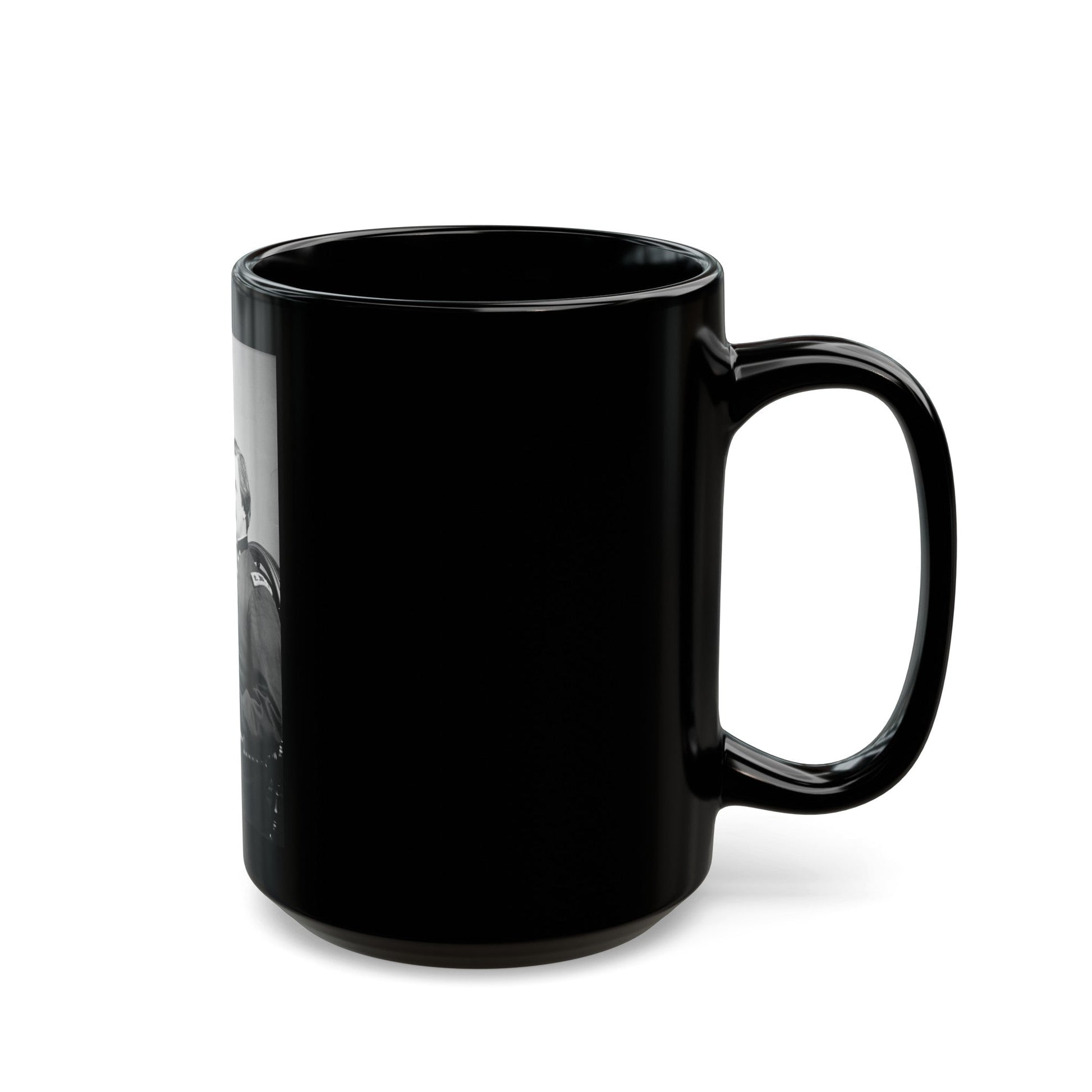 A. Mccook (U.S. Civil War) Black Coffee Mug-The Sticker Space