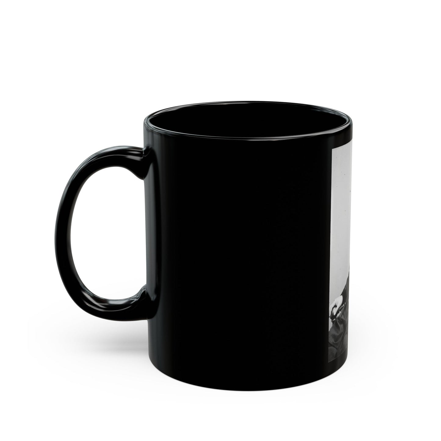 A. Mccook (U.S. Civil War) Black Coffee Mug-The Sticker Space