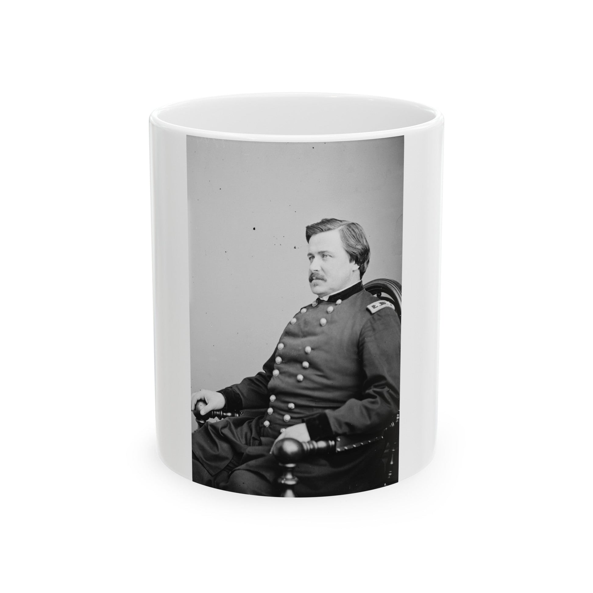 A. Mccook (U.S. Civil War) White Coffee Mug-11oz-The Sticker Space